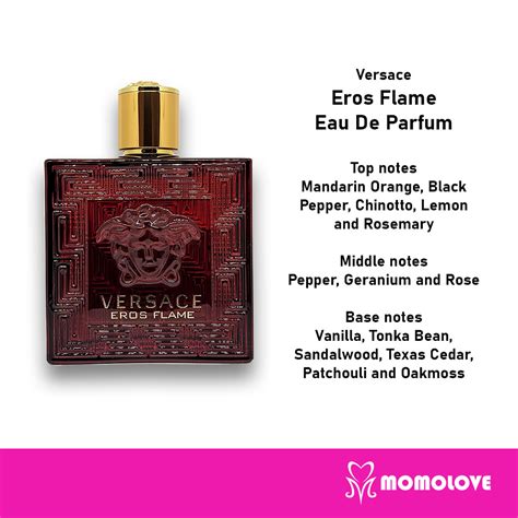 notes for versace eros flame